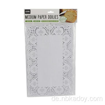 48pcs Medium Paper Doilies verschiedene Größen